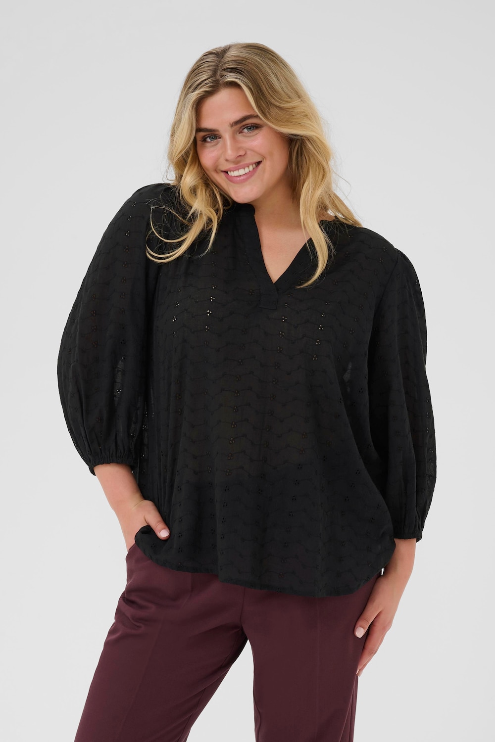 Langarm-Bluse A-shape