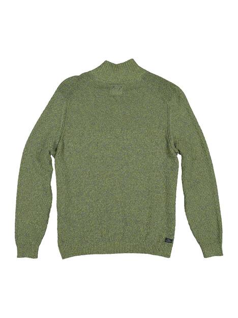 engbers Herren Pullover mit Troyerkragen , Hellgruen