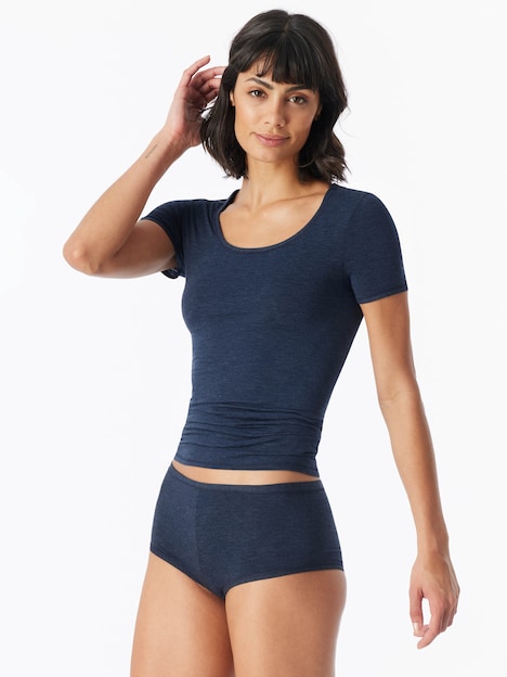 Schiesser Damen Panty 2-Pack Personal Fit - blau