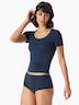 Schiesser Damen Panty 2-Pack Personal Fit - blau