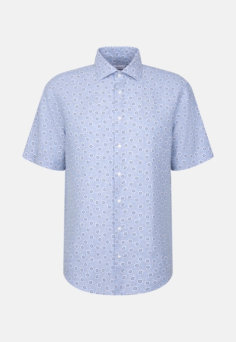 Herren Leinenhemd - Druck