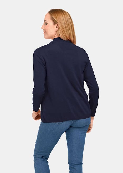 Strickset aus Jacke, Halbarmpullover