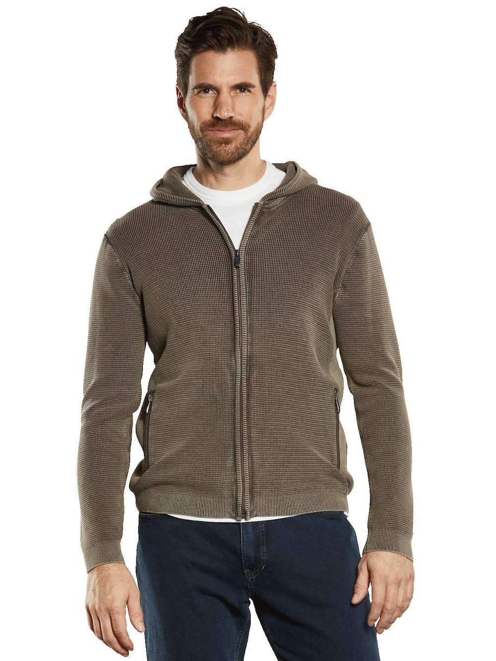 Cardigan mit Kapuze