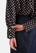 Damen Ausgestellte Bluse - Druck