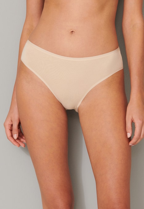 Schiesser Damen Slip 2-Pack 95/5 - 95/5 sand