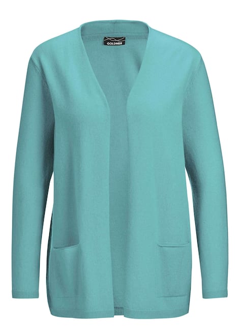 GOLDNER Lang tricot jasje van kasjmier Lang tricot jasje van kasjmier