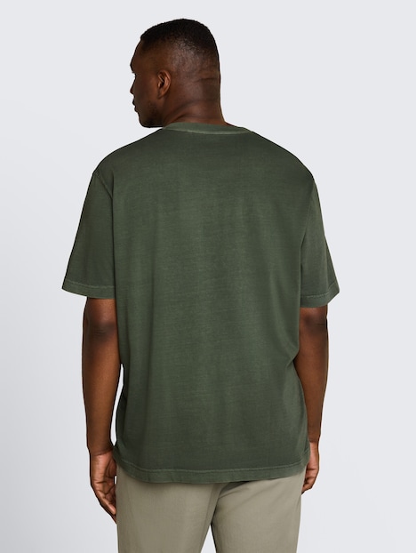 Henley T-Shirt im Used-Look