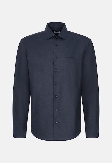 Herren Flanellhemd - Uni