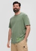 T-Shirt mit Label-Print