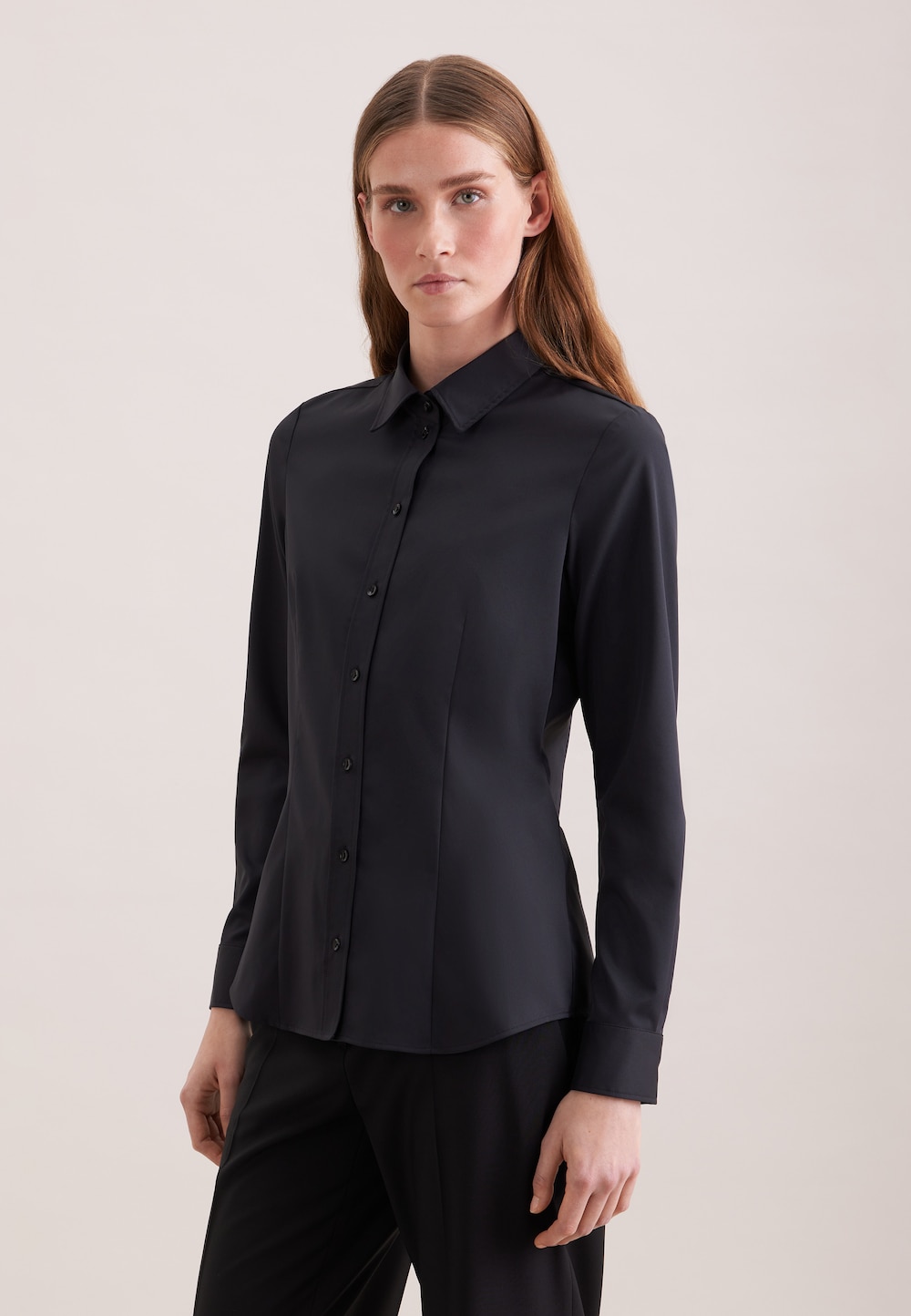 Damen Klassische Bluse - Uni