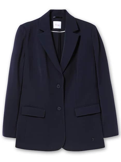 Blazer Langarm Uni Reverskragen