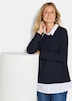 GOLDNER Sweatshirt Sweatshirt in 2-in-1-look