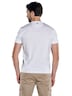 Herren T-Shirt uni , Reinweiss