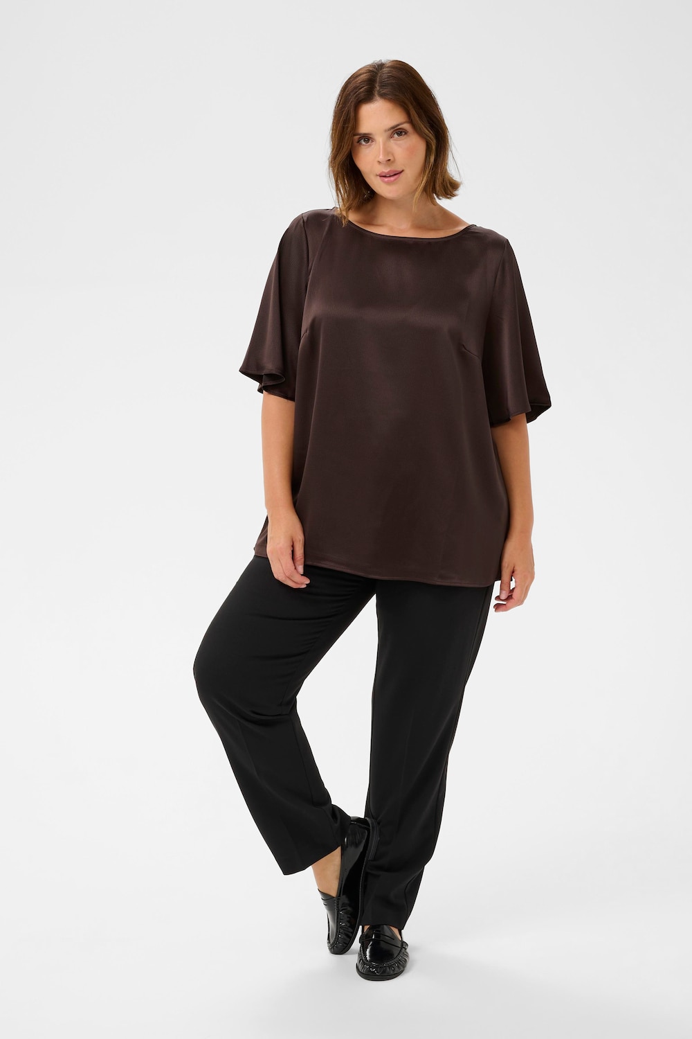 Kurzarm-Bluse Regular fit