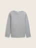 Soft-Touch Sweatshirt mit Knopfdetails