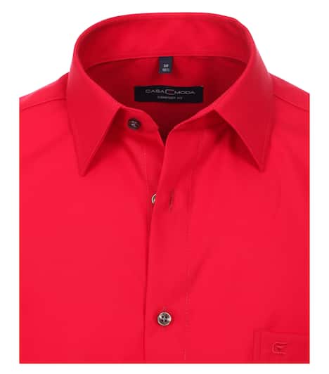 Businesshemd Kurzarm uni Comfort Fit