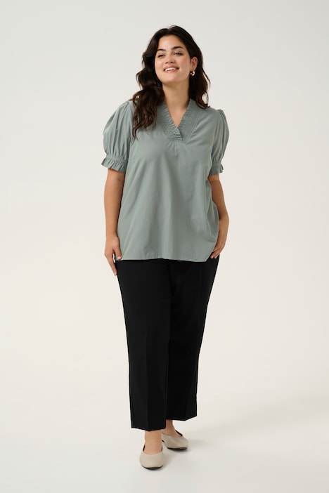 Kurzarm-Bluse Regular fit