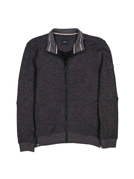 engbers Herren Sweatjacke dezent gemustert , Anthrazit