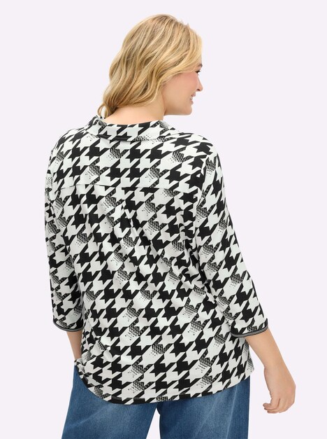 Poloshirt 3/4-Arm Mehrfarbig