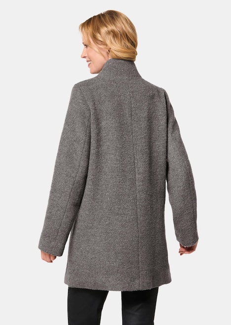 GOLDNER Mantel Moderne, korte mantel met wol