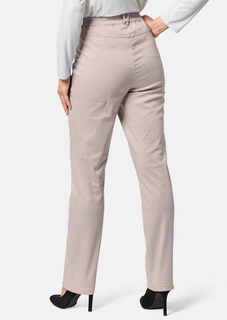 GOLDNER Katoenen broek met elastische band Lichte katoenen broek met elastische band