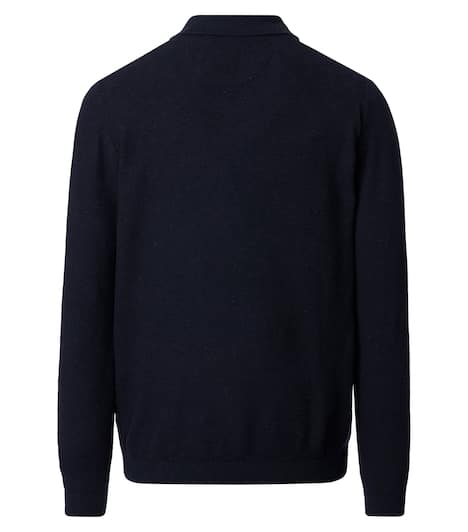 Polo-Shirt Langarm uni