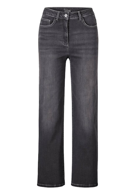 Klassische Denimhose, dezente Waschung