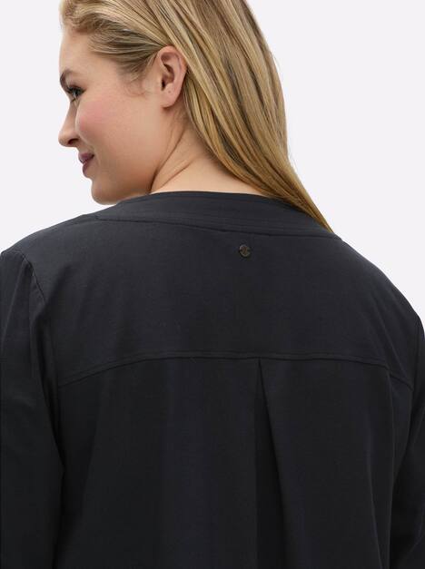 Shirt Langarm Sonstiges Muster Ohne Kragen