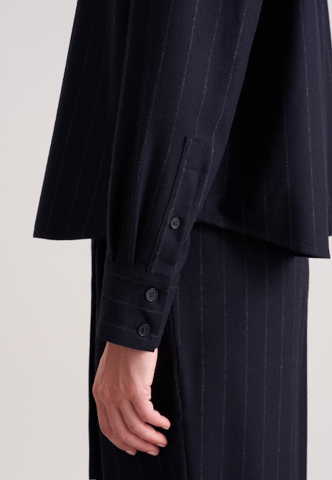Damen Oversizebluse - Flanell