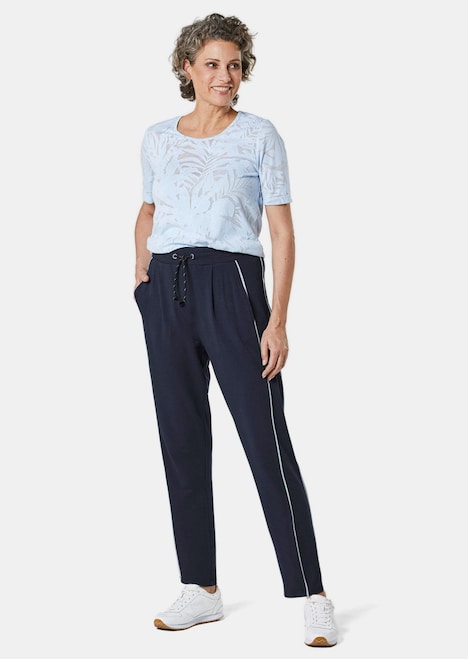 Comfortabele vrijetijdsbroek met elastische tailleband en zakken