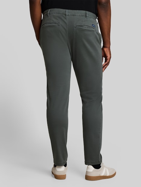 Regular Fit Chino Hose im Washed-Look