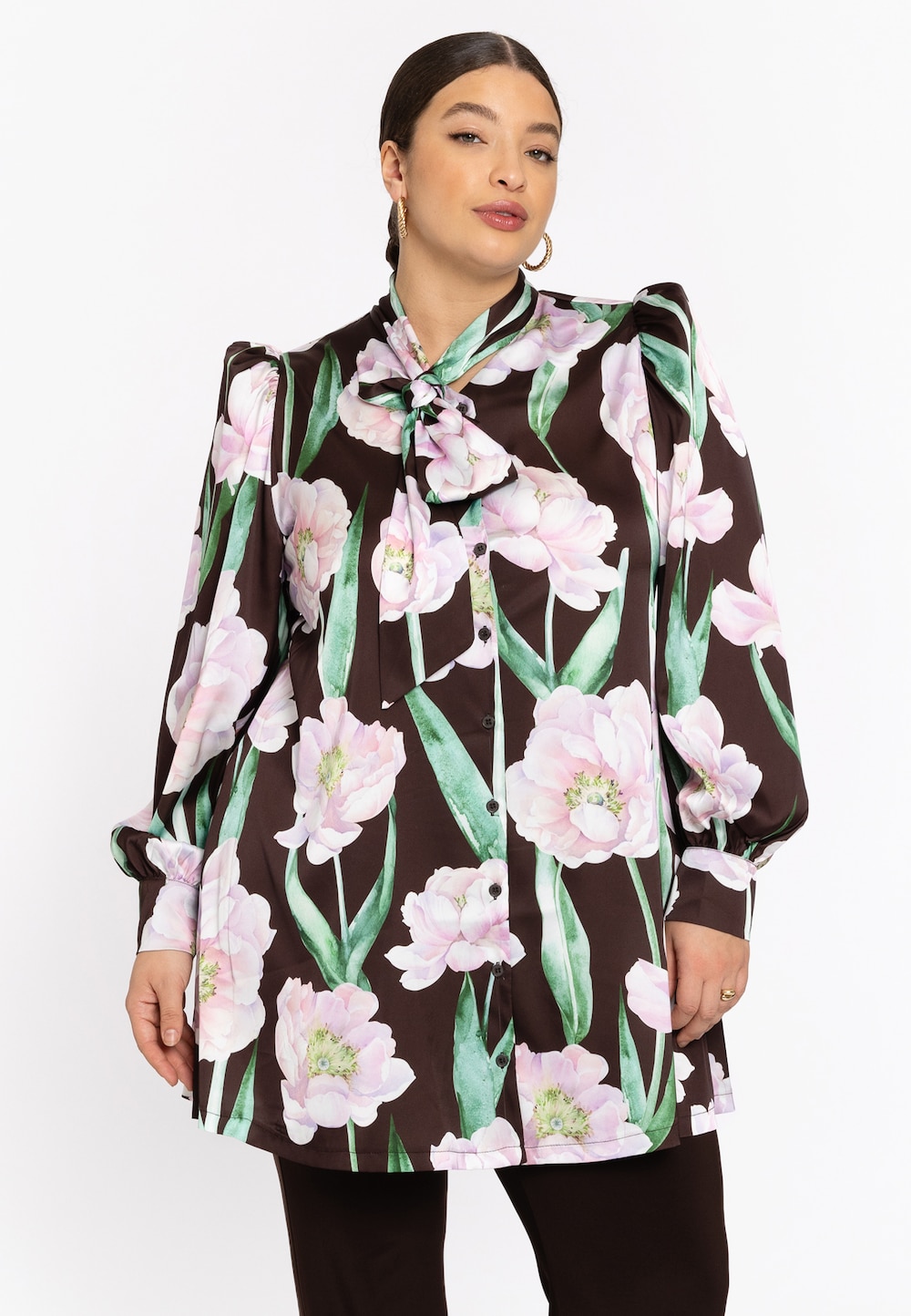 Bluse mit Druck