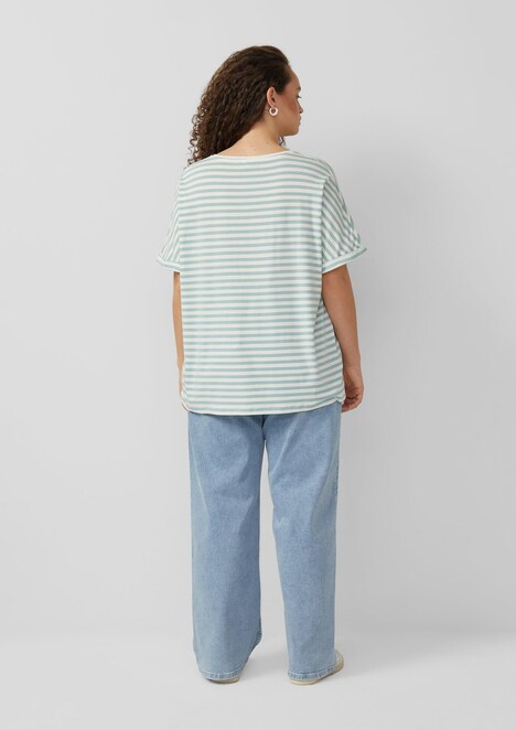 T-Shirt mit Fledermausärmeln im Loose Fit