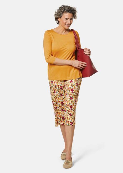 Trageangenehmes Viskoseshirt mit Elasthan