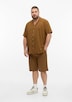 Resort Fit: Weiches Kurzarm-Hemd mit Knopfleiste