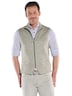 Herren Sakko-Weste in Waffel-Optik made in Europe , Khaki
