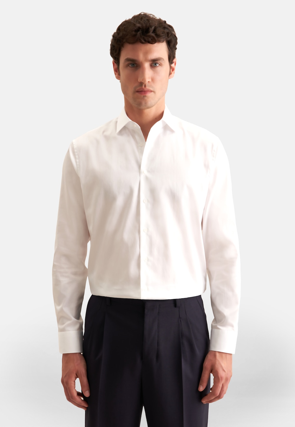 Herren Business Hemd - Uni