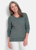 Strickpullover mit V-Ausschnitt