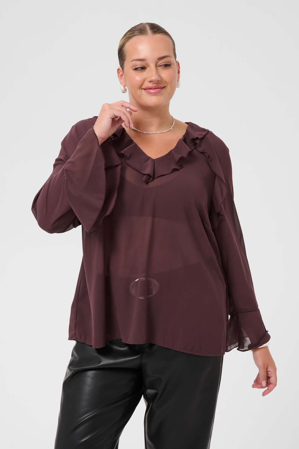 Bluse langarm Regular fit