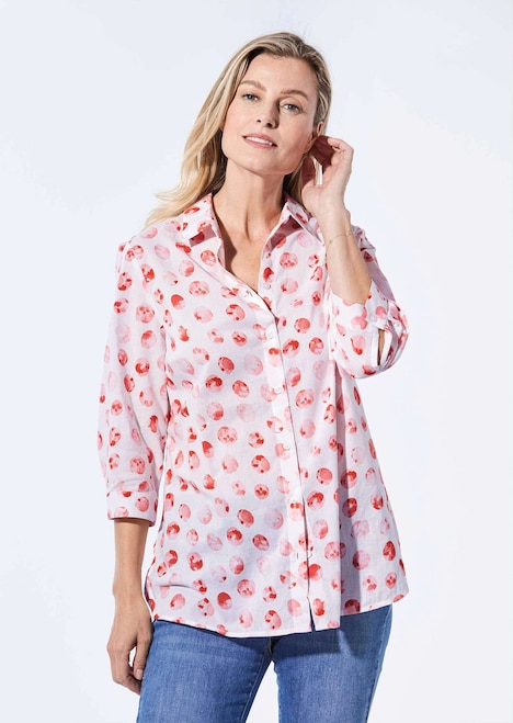 Bluse mit Hemdkragen