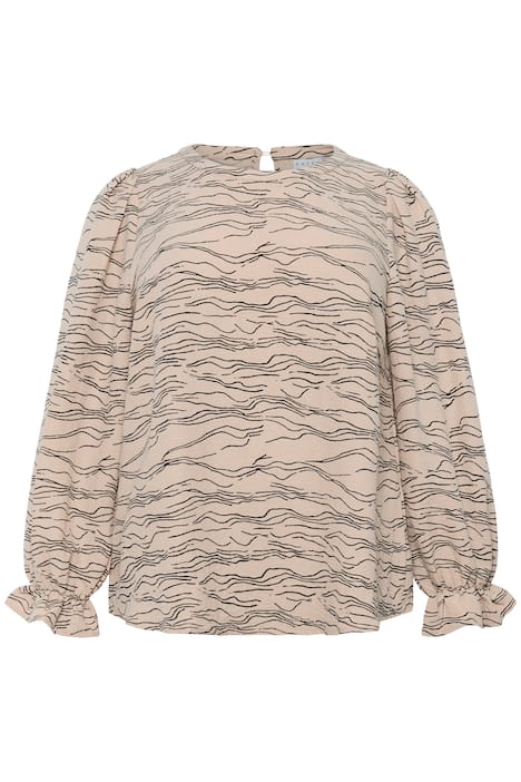 Langarm-Bluse Regular fit