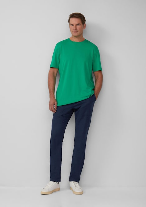 Baumwoll-T-Shirt mit Logo-Print