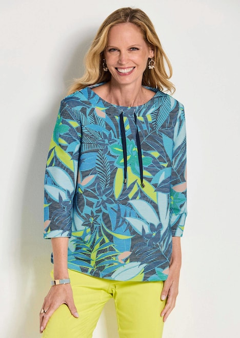 Trui met print en jungle-design