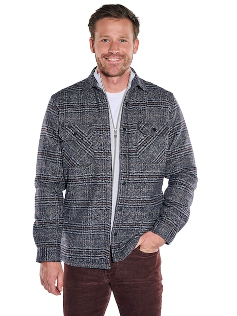 Herren Karohemd , Saphirblau