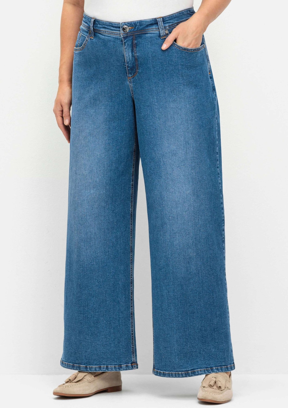 Stretch-Jeans Uni