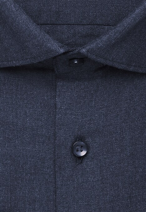 Herren Flanellhemd - Uni