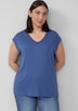 T-Shirt mit V-Ausschnitt im Relaxed Fit