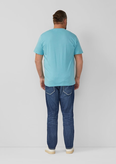 Baumwoll-T-Shirt mit Logo-Print