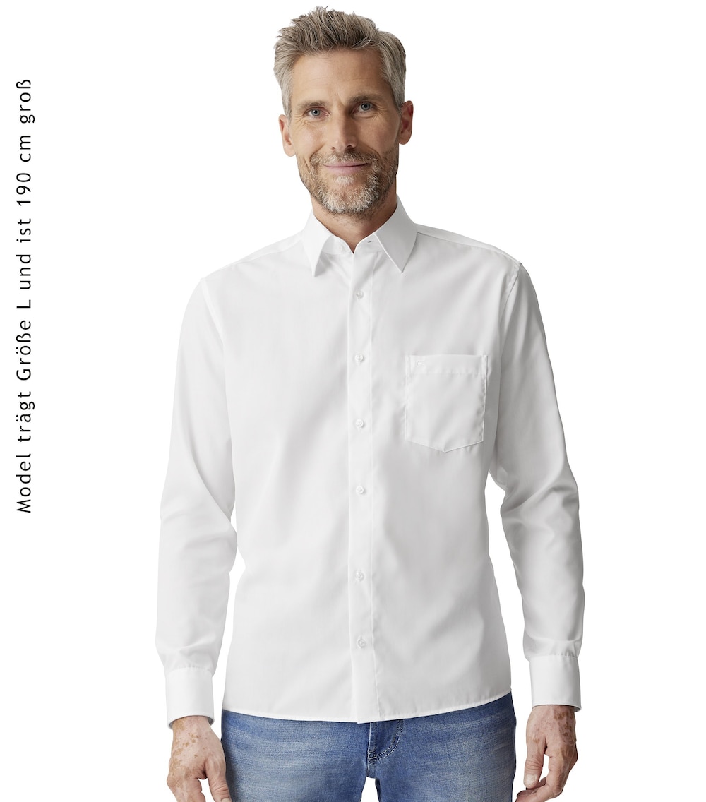 Businesshemd extra langer Arm 69cm uni Comfort Fit