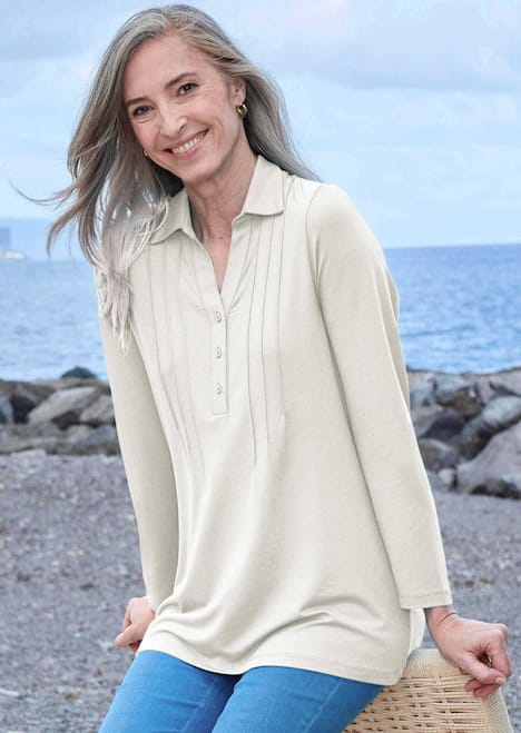 GOLDNER Tuniekshirt Tuniek van viscose-jersey